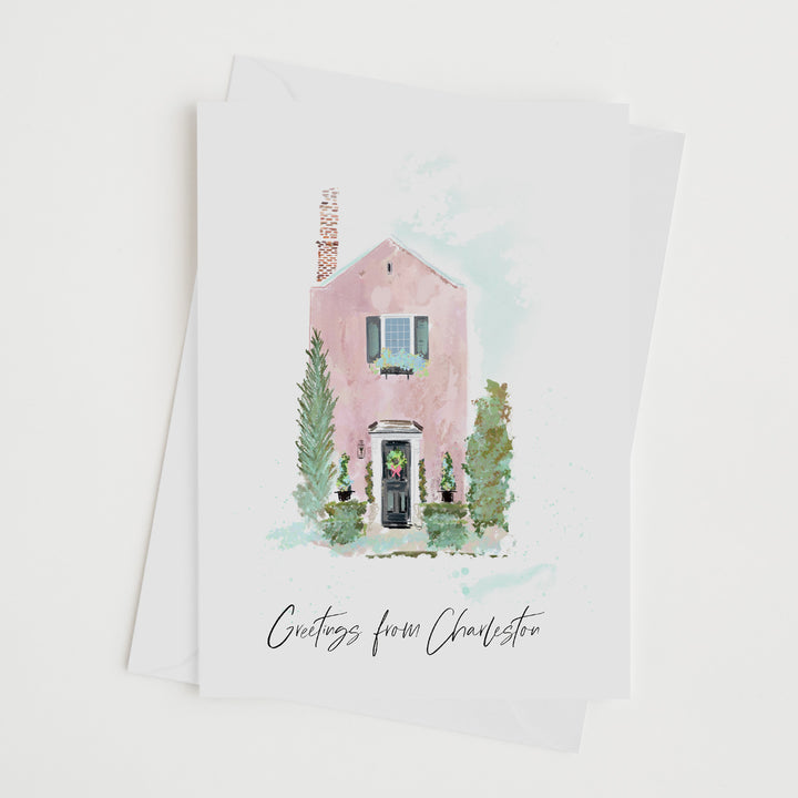 LITTLE PINK HOUSE - Note Card