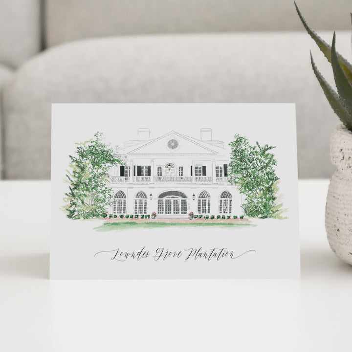 LOWNDES GROVE - Note Card