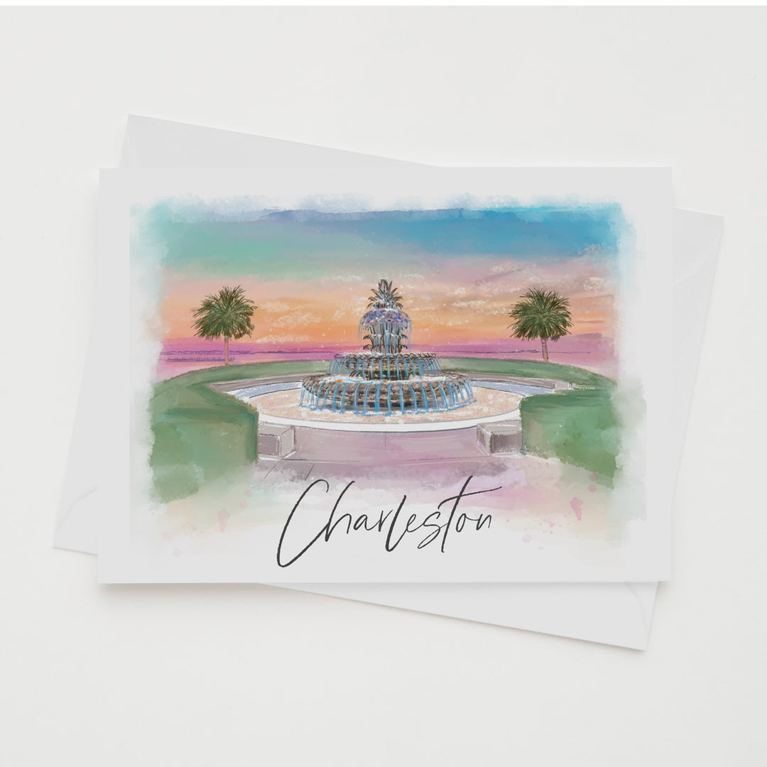 PINEAPPLE FOUNTAIN - Note Card
