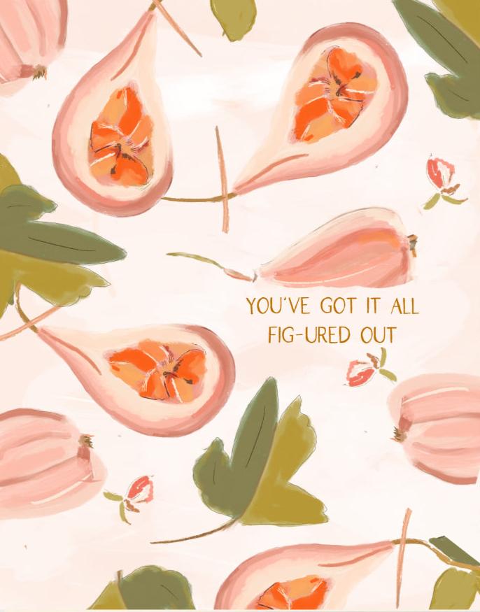 FIG-URED OUT - Note Card