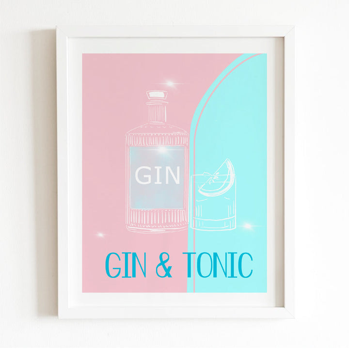 GIN & TONIC - Art Print