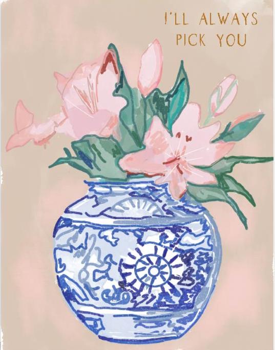 I'LL PICK YOU - Note Card