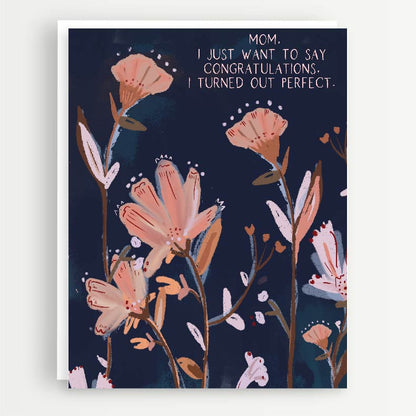 MOM I'M PERFECT - Note Card