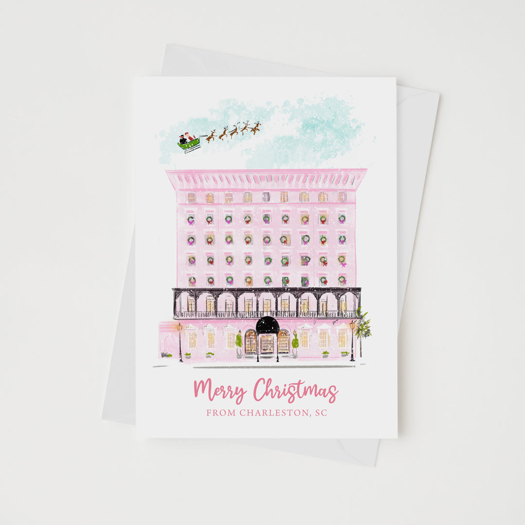 THE MILLS HOUSE AT CHRISTMAS - Note Card