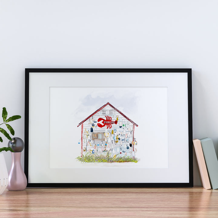 FORD'S LOBSTER, CT - Art Print
