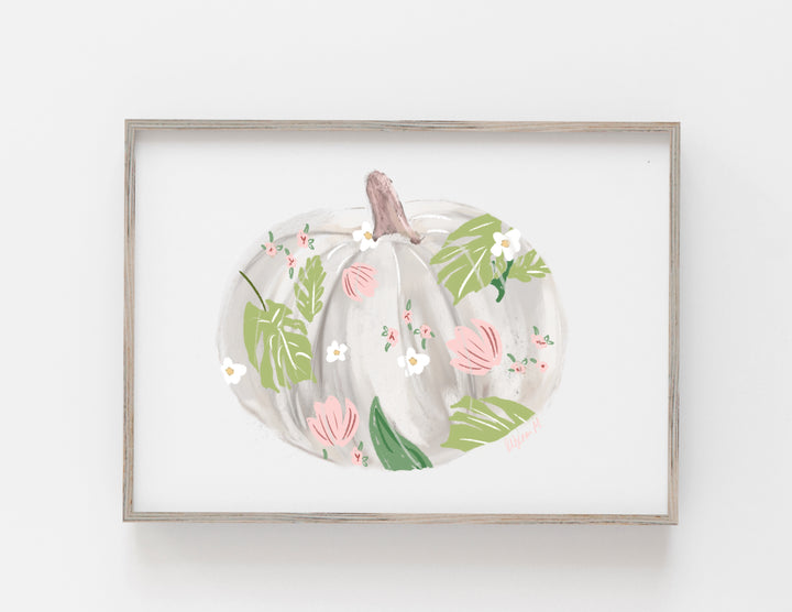 BEACH PUMPKIN - Art Print