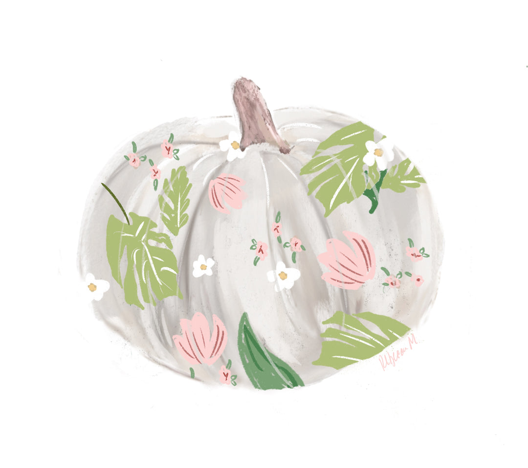 BEACH PUMPKIN - Art Print