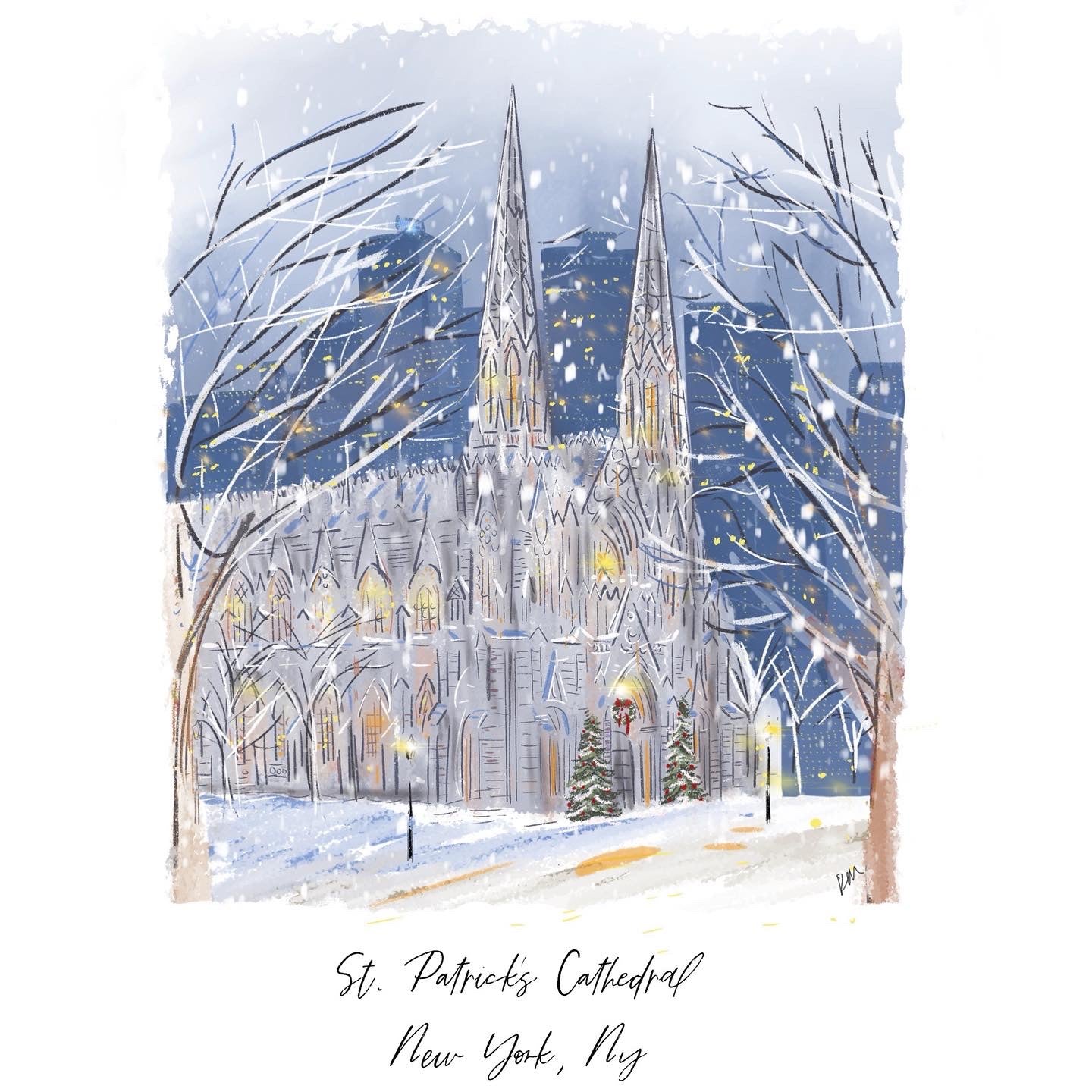ST. PATRICK'S CATHEDRAL NYC - Art Print