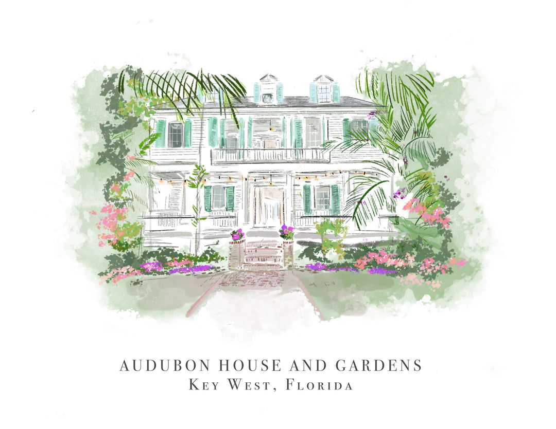 AUDUBON HOUSE KEY WEST- Art Print